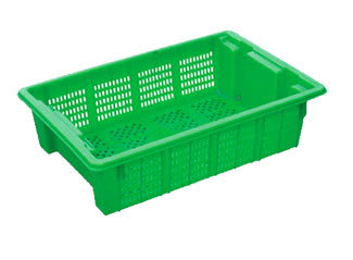 Y20 Reversible Stackable Turnover Plastic Crate