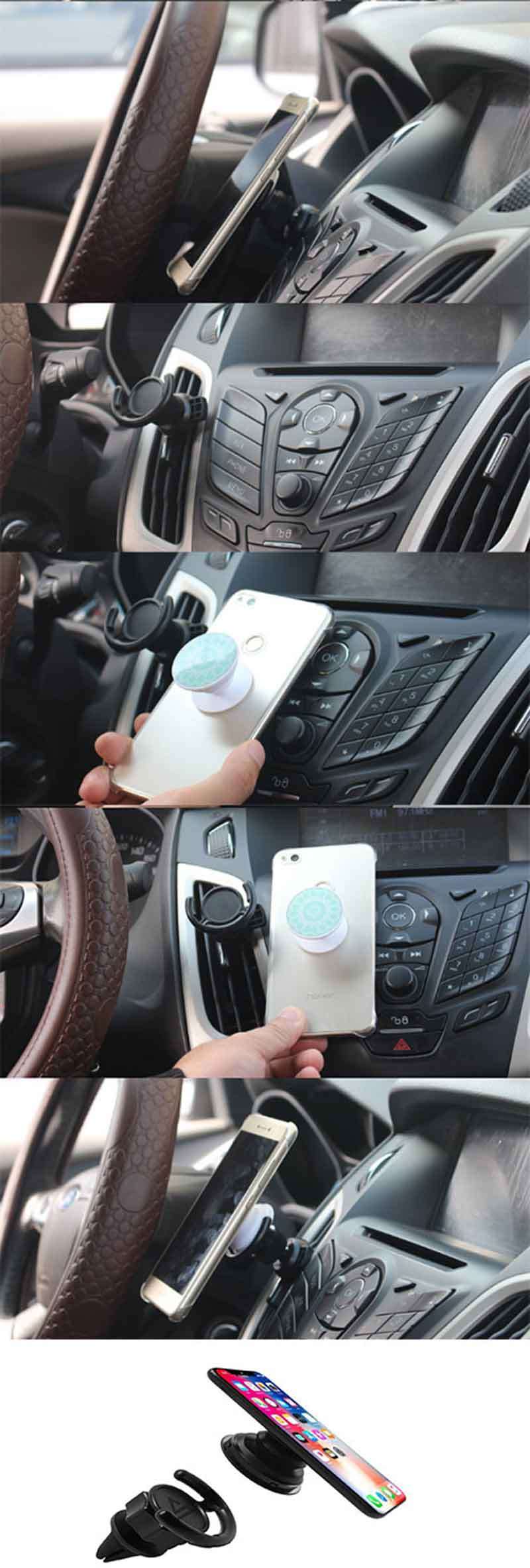 Car Dashboard Desk Wall Mount for Pop Stand Socket Expanding Grip