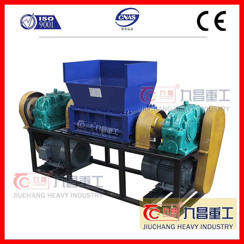 Plastic Crusher with Double Shaft Shredder