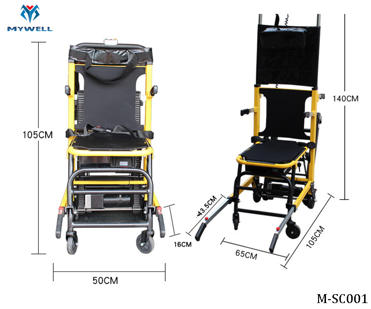 M-ESC001 Professional Ambulance Electric Stair Climbing Stretcher for Sell