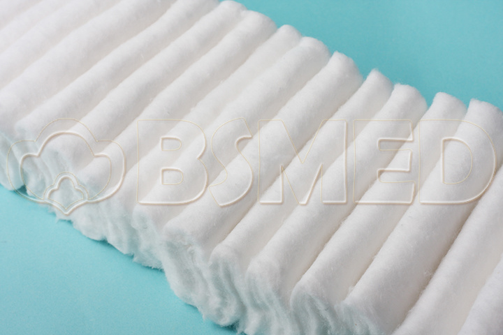 Medical Supply Absorbent Bleached Zig-Zag Cotton Wool with Ce/FDA/ISO13485