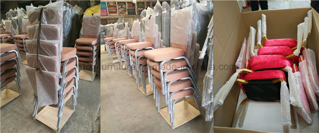 Hotel Banquet Restaurant Metal Dining Wave Back Chair