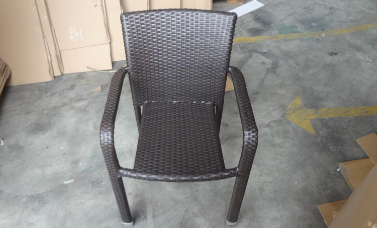 Oudoor Rattan Furniture Patio Furniture Stacking Rattan PE Wicker Dining Chairs (RC-06037)