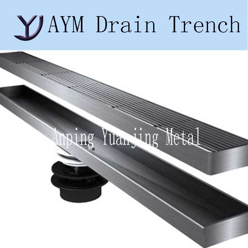 Stainless Steel Bathroom Shower Linear/Floor Drain