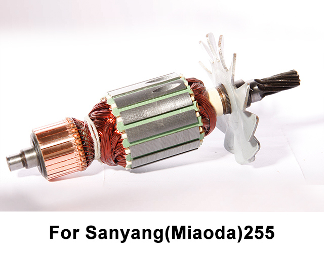 Power tools Spare Parts Armatures for Sanyang (Miaoda) 255 Mind Aluminum