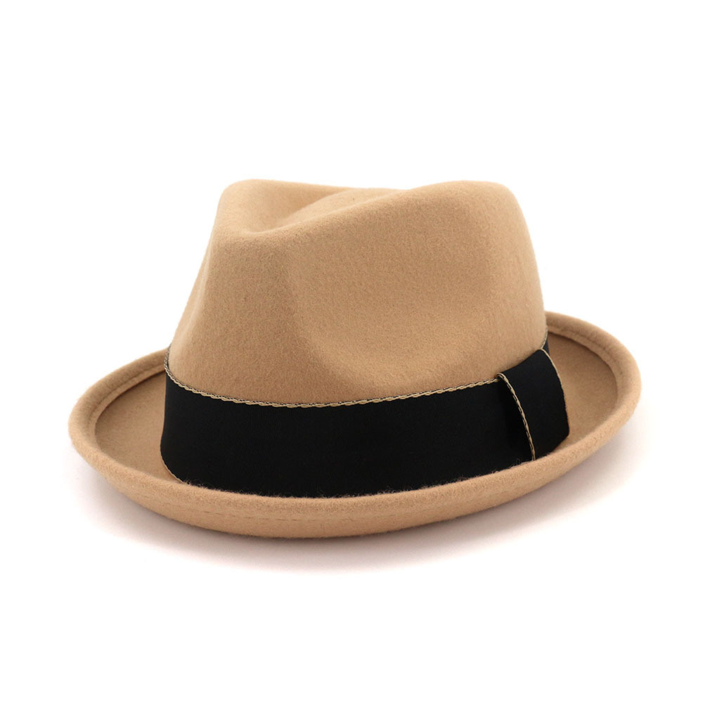Crushable for Travel Fashion Unisex 100% Australia Wool Felt Fedora Hat