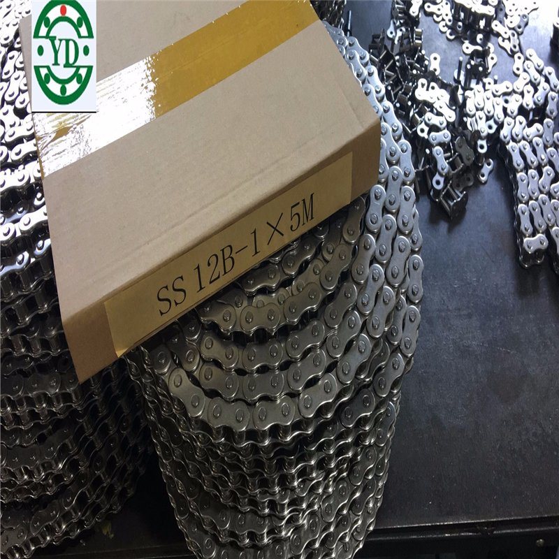 B Series Stainless Steel Driving Chains Short Pitch Precision Single Roller Chain Ss04b1 05b1 06b1 08b1 10b1 12b1 16b1 20b1