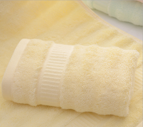 Bamboo Home Embroidered Terry Plain Hand Towel