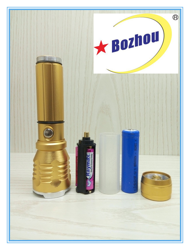 Rechargeable Zoom 3-Mode Torch Light with Magnet