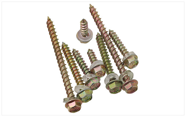 Carbon Steel Hex Washer Head Self Tapping Roof Screw