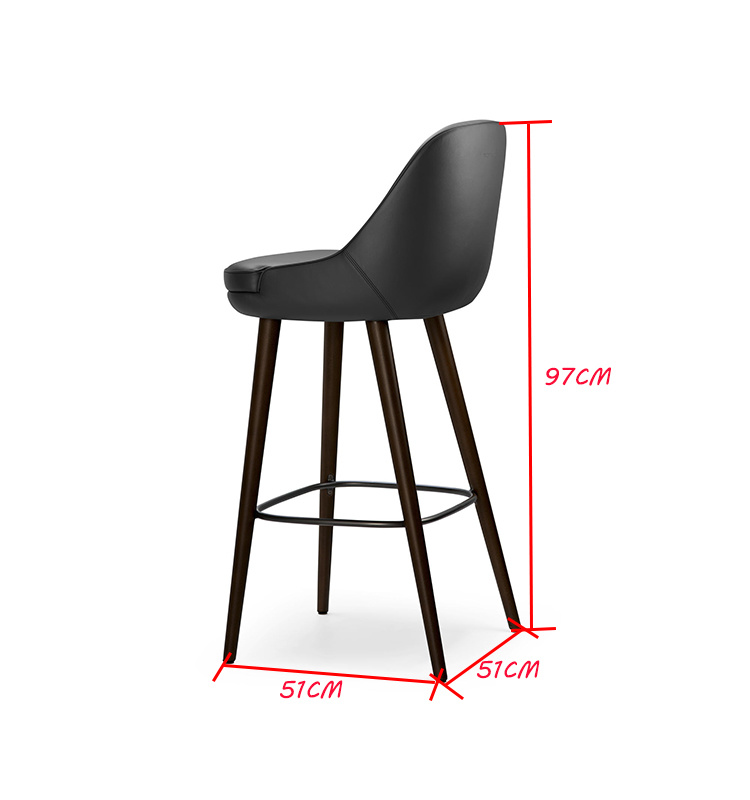 PU Leather Modern Adjustable High Chair Bar Stools