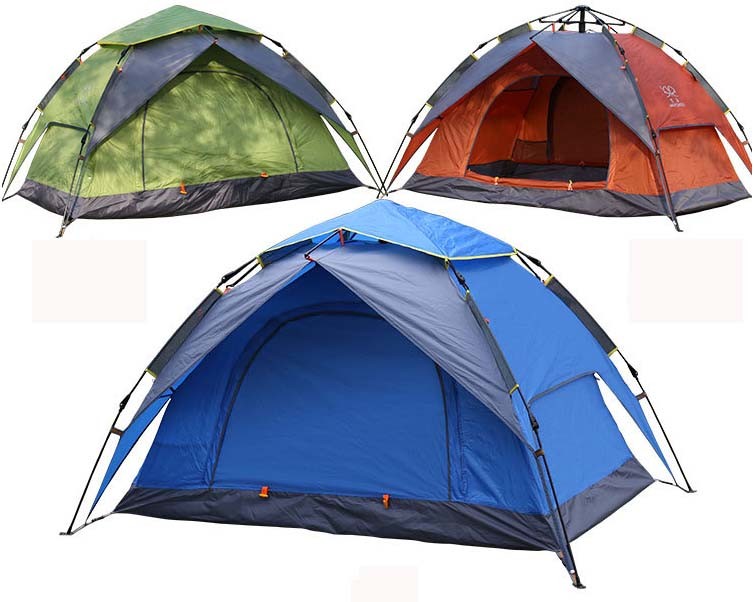 Double Layer Easy Handle Outdoor Camping Tents Beach Tents