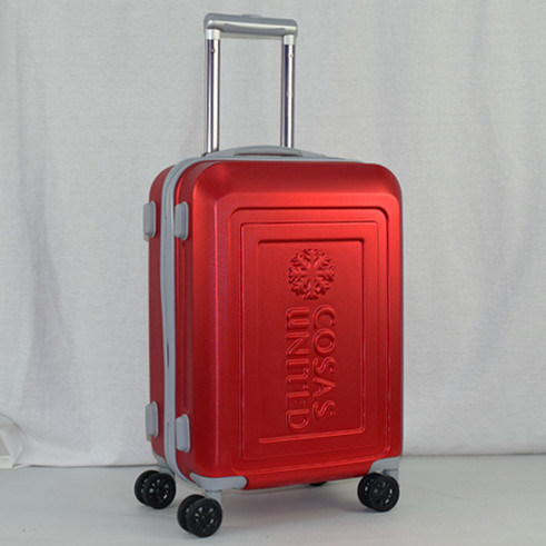 2017 Fashion ABS Trolley Case with Logo Embossed