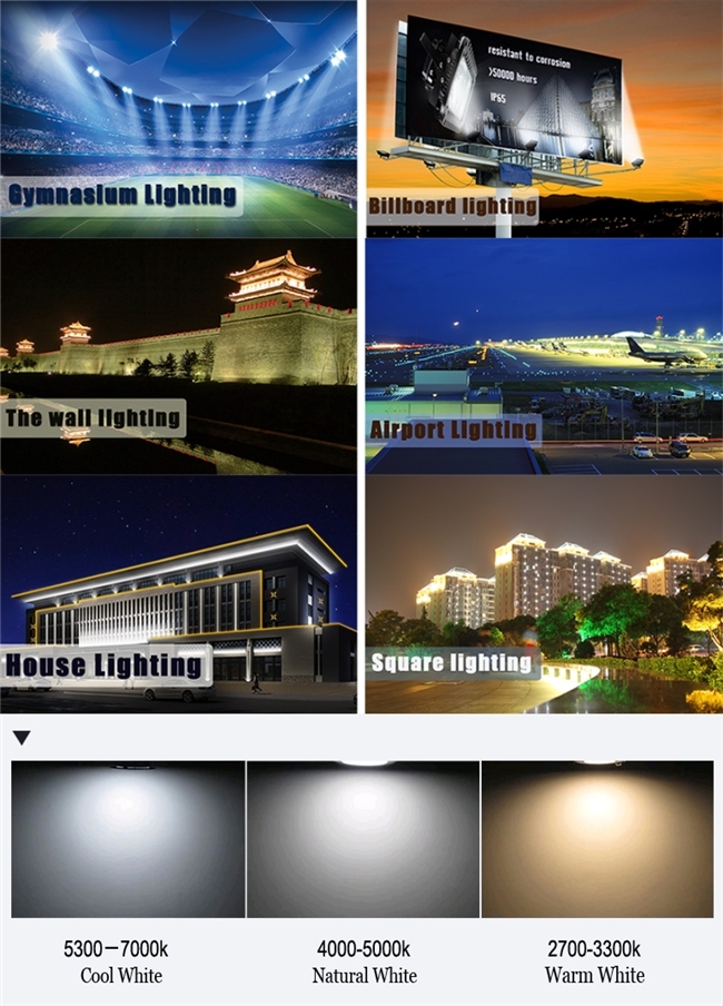 100W LED RGB Flood Light for Home Decoration