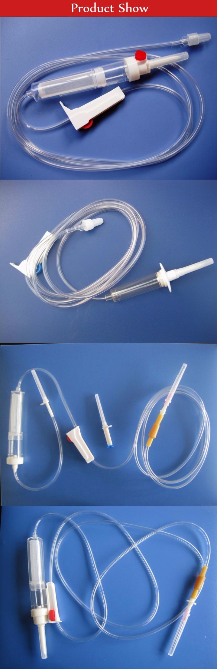 Medical Disposable Blood Transfusion Set with Y Site/Latex Bulb