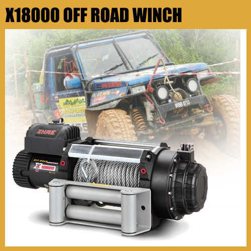 4X4 off Road 18000lbs Heavy Duty Cable Drum Electric Winch
