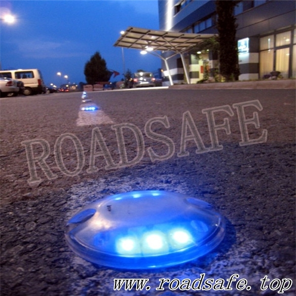 Waterproof Cat Eyes Round Plastic Road Stud LED Driveway Markers