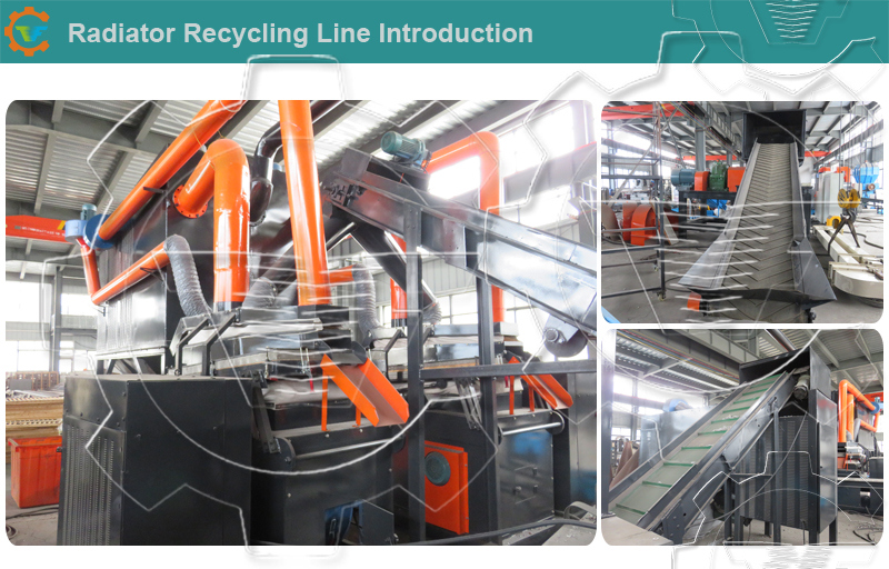 Multi-Layer/Compressed Waste AC Radiator Recycling Machine