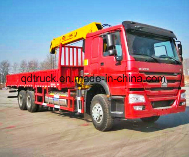8-12 tons HOWO lorry truck-mounted crane, lorry truck