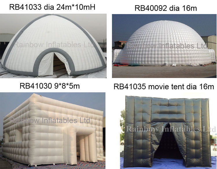 Inflatable Dome Tent and Advertising Tent for Camping and Exhibitions