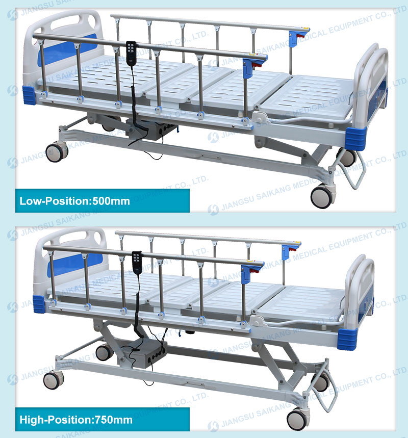 3 Function Electric Medical Adjustable Bed for Patient Use