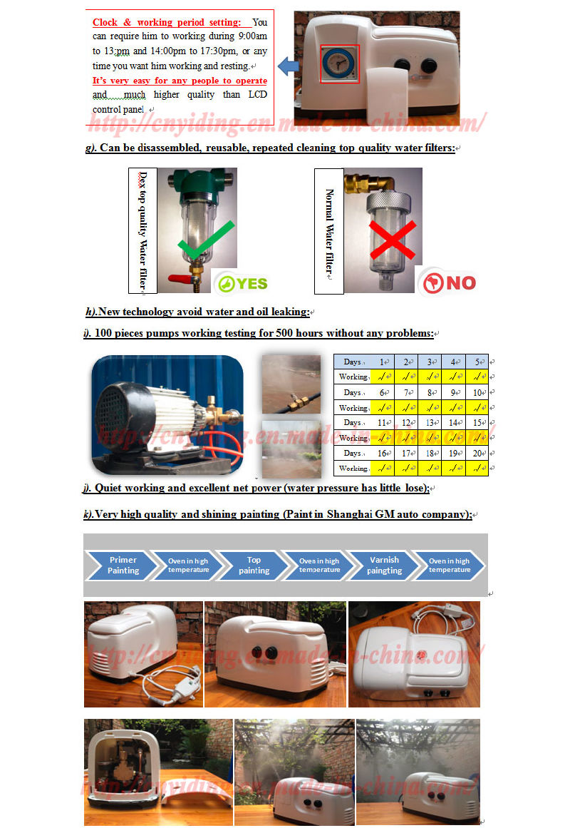 1L/Min High Pressure Mist System (DEX-220)