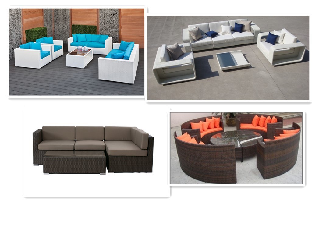 High Quality Outdoor Garden Modern Simple Sofa Set Design