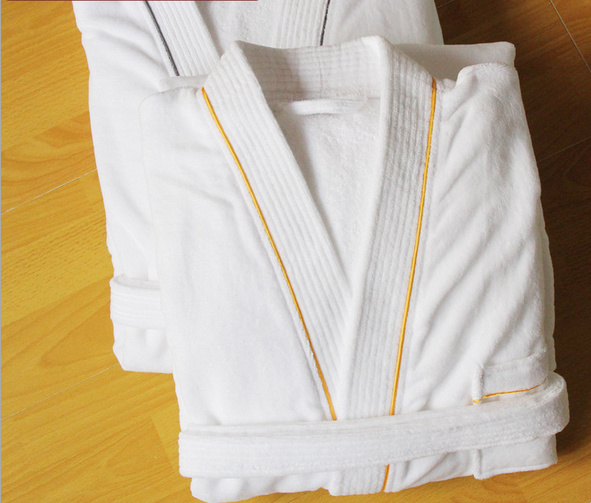 Promotional Hotel/Home Cotton Terry Bathrobe/Pajama/Nightwear