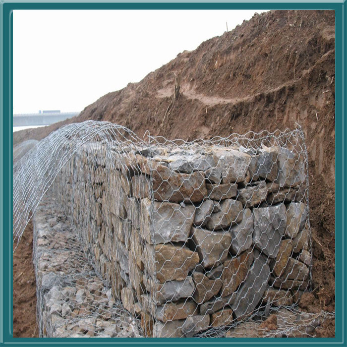 2014 Hot Sale Firm and Durable Galvanized Stone Gabion Cage