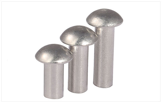 Round Head Solid Aluminium Tinmen Rivets