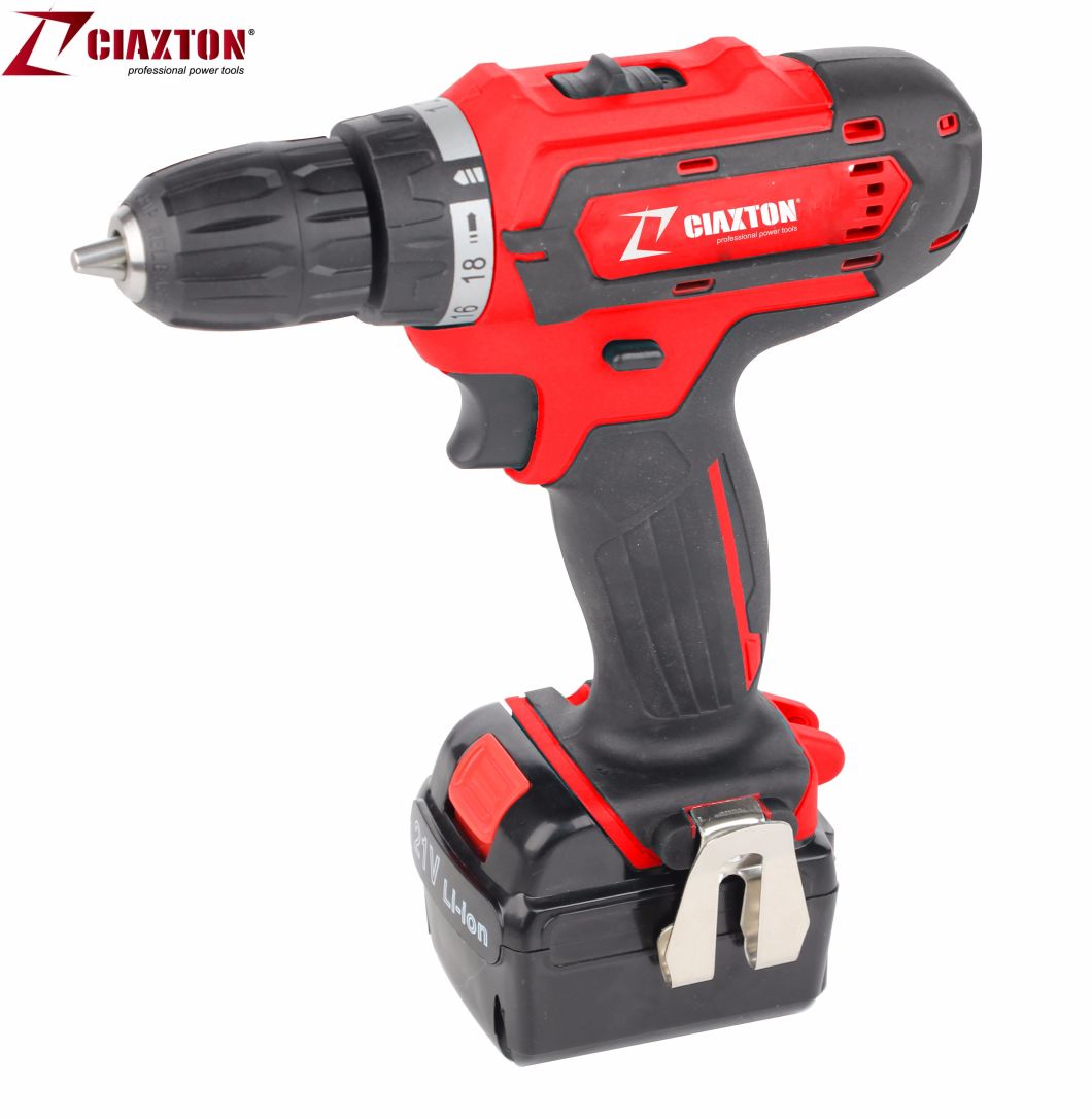 Lion- Cordless Drill/Screwdriver/ Electric Drill/10mm LED Light /Lion-Battery/Double Speed/CD5812