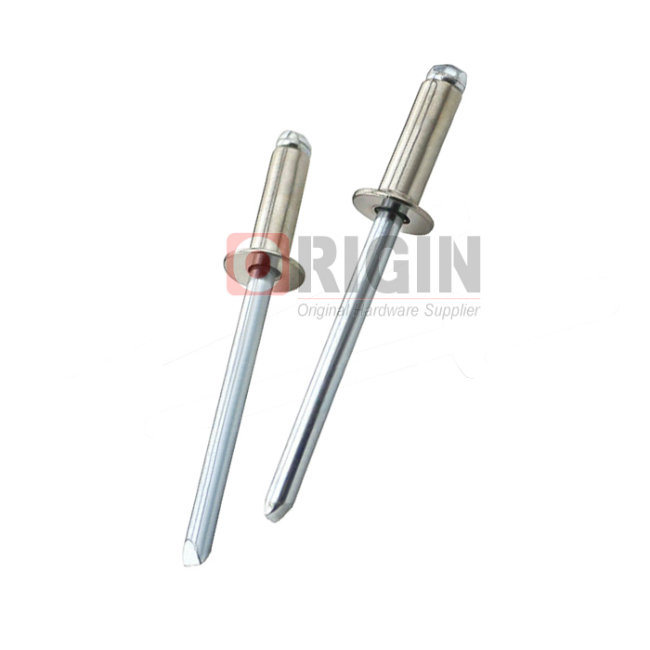 A2 304 316 Stainless Steel/Steel Open End Blind Rivet