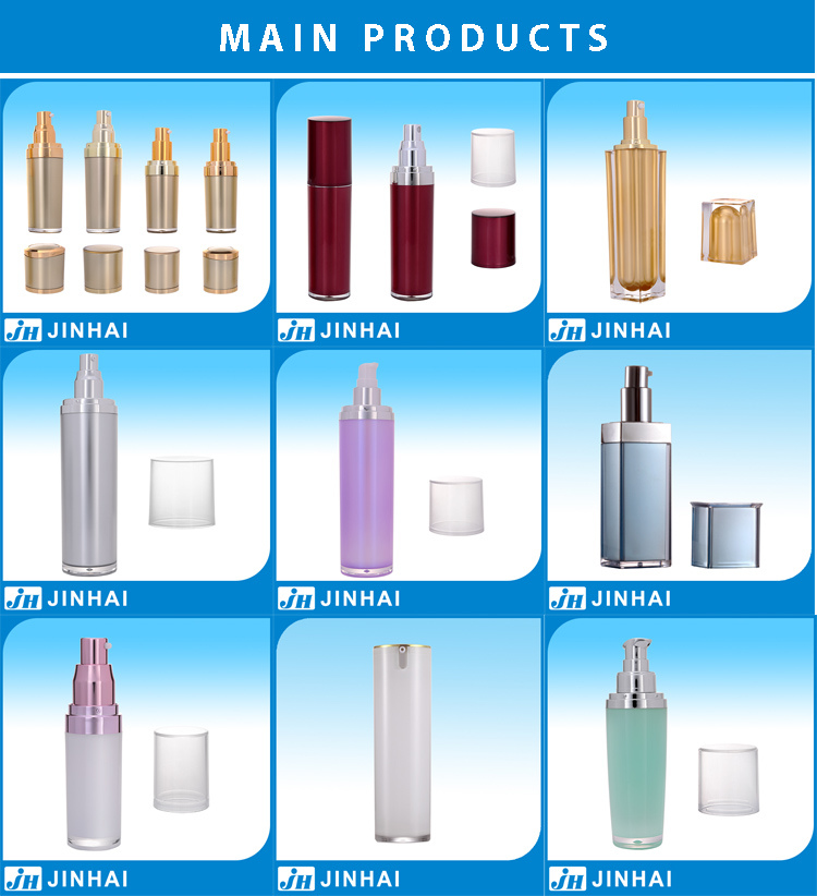 15ml 30ml 50ml Plastic Cosmetic Bottles for Lotion Packaging