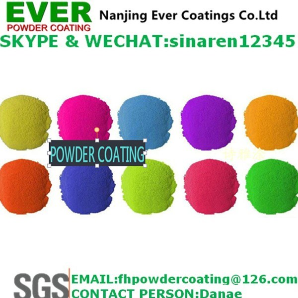 Thermosetting Pure Epoxy/Epoxy Polyester Hybird/Pure Polyester Powder Coating Paint