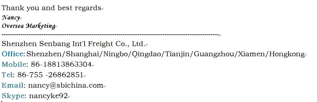 Professional and Reliable Freight Forwarder in China