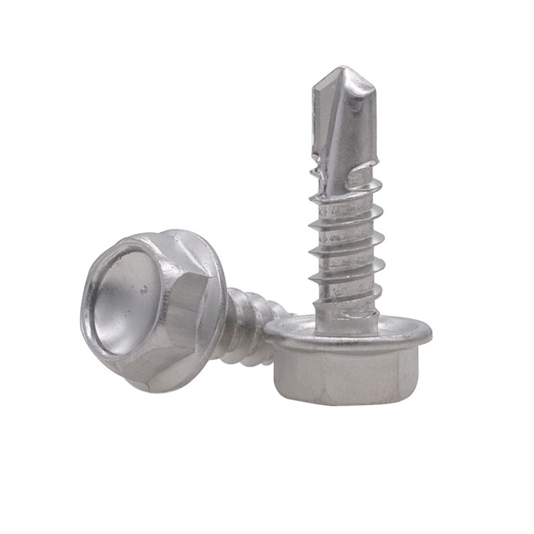 Tornillos autoperforantes de cabeza hexagonal hexagonal Hexagonal Hex Head Self Drilling Screws