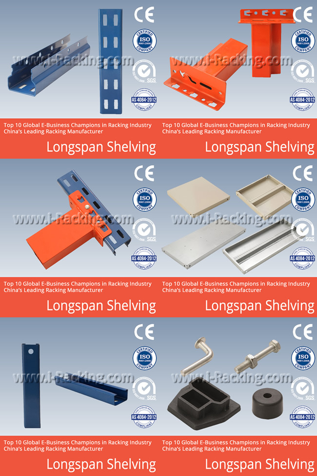 Heavy Duty Long Span Metal Shelf for Industrial Warehouse Storage