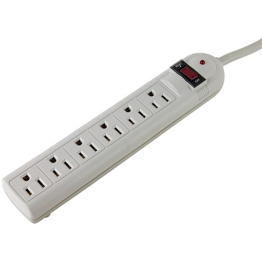 American Extension Socket with Switch and LED Lamp