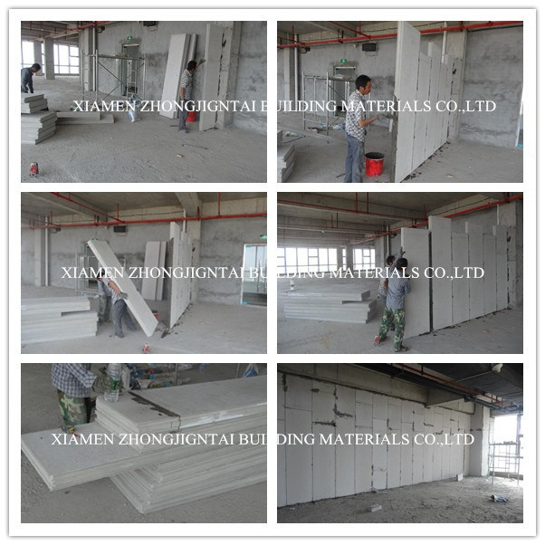 Lightweight Easy Cutting EPS Cement Sandwich Wall Panel for Jordan/ Lebanon/ Syria