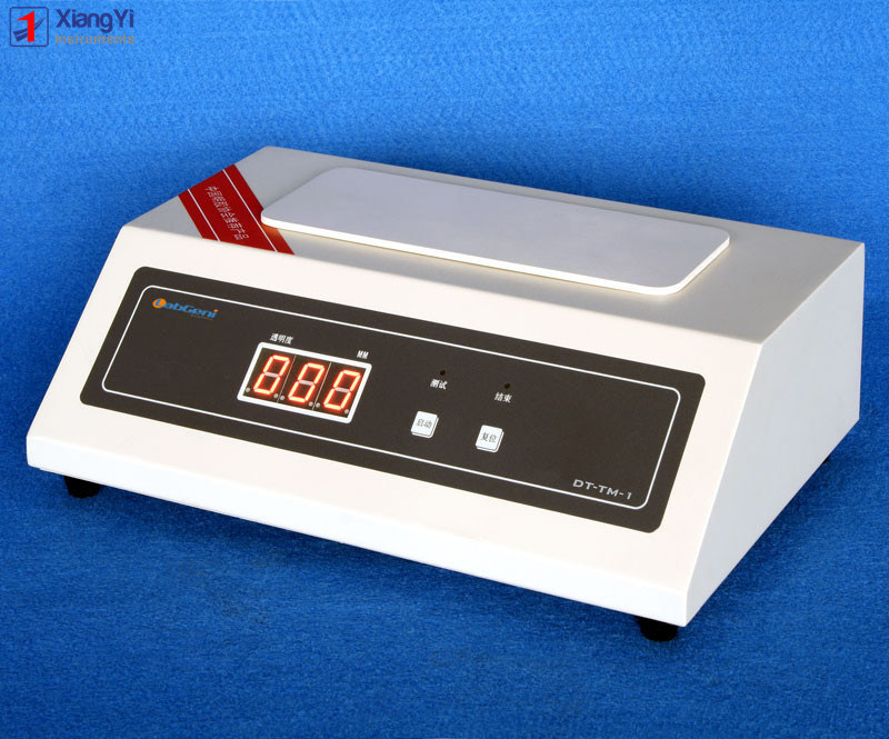 Lab Using Transparency Tester for Gelation