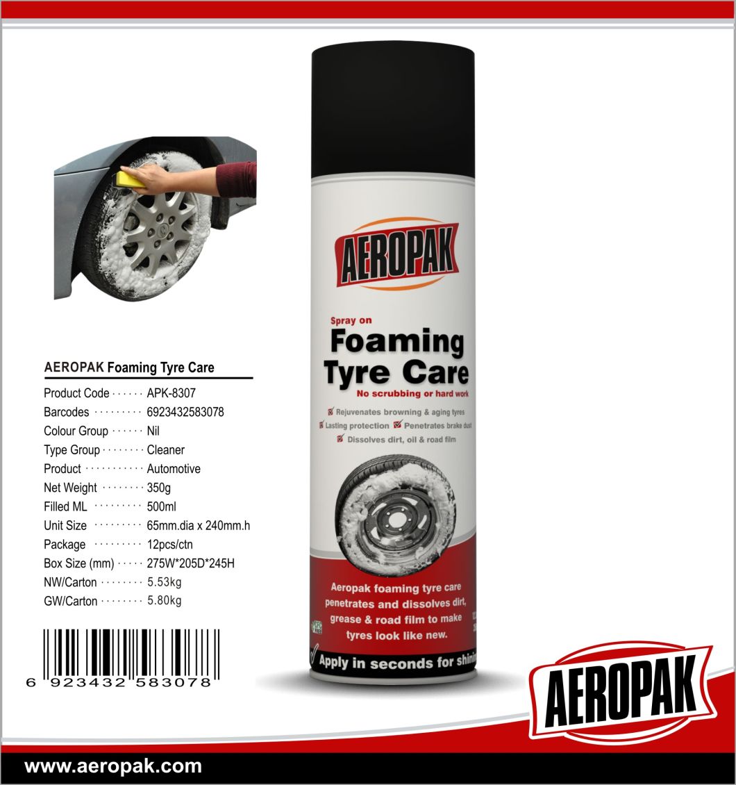 Aeropak Tire Foamy Cleaner for All Tire