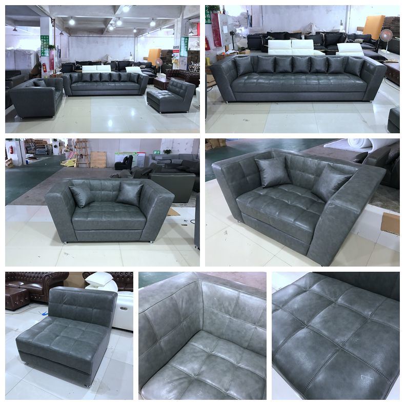 Hotel Furniture Sectional Modern Leather Sofa Bed