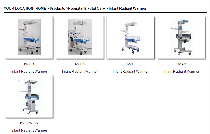 Hospital Featl Care Infant Baby Warmer (IW-6A)