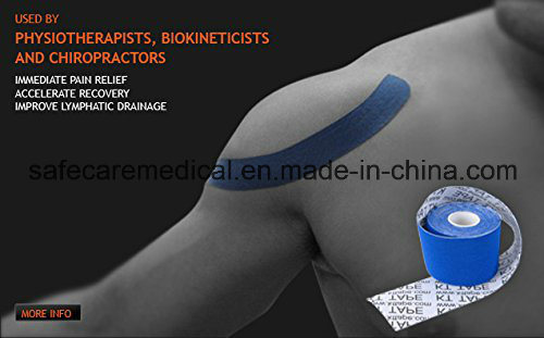 Kinesiology Athletic Sports Tape Waterproof for Knee Shoulder and Muscle Injury Prevention