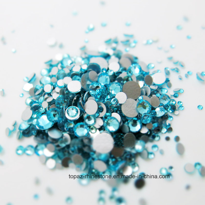 Sparkle Ss10/3mm Aquamarine Non Hot Fix DMC Glass Crystal (FB-ss10 aquamarine)