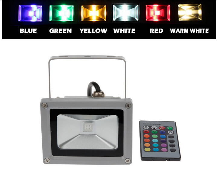 30W IP65 RGB Remote Controller LED Outdoor Floodlight