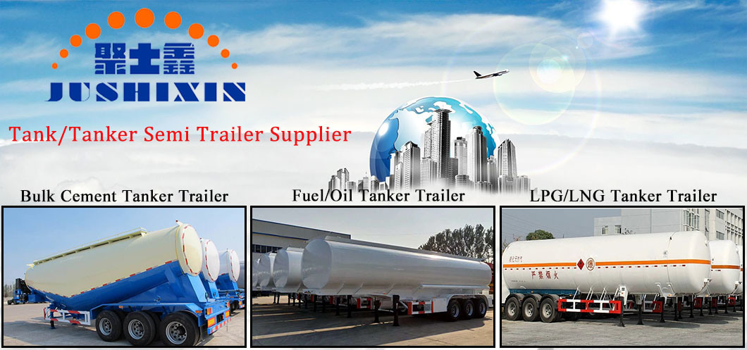 China Made Utility Trailer 42cbm Fuel Tanker Semi Trailer