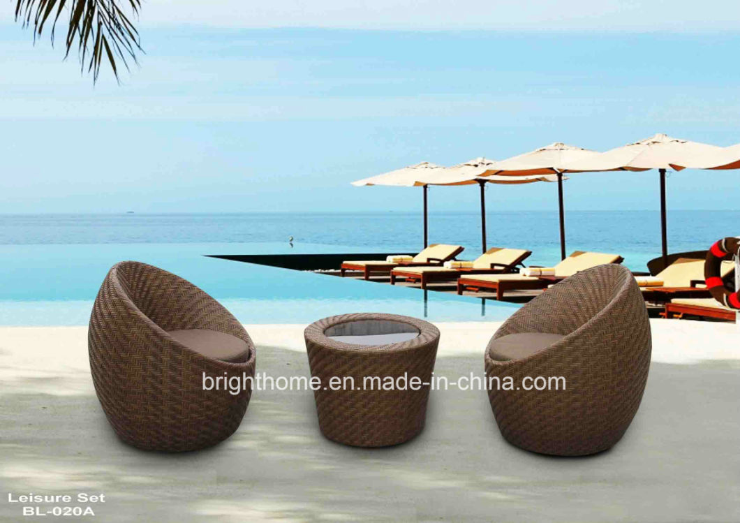 Outdoor Rattan Leisure Furniture Patio Balcony Outside Furniture (BL-020A)