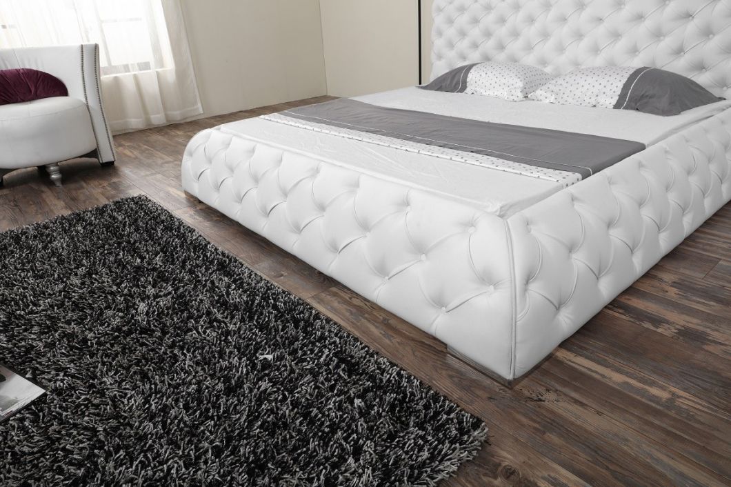 European Style Modern Leather Bed for Home Furniture