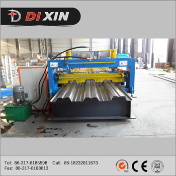 Steel Structure Metal 688 Deck Roll Forming Machine Floor Decking Steel Galvanized Floor Decking Roll Forming Machine